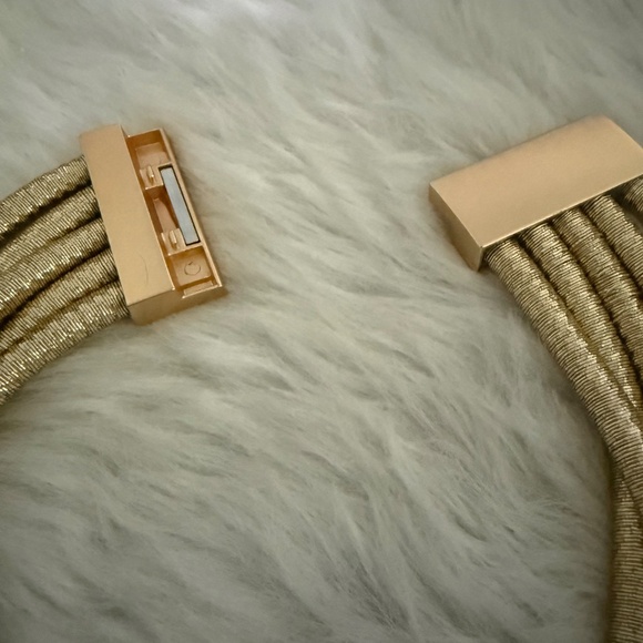 Chico's Gold Blush Collection Choker Necklace - Picture 6 of 6